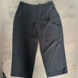Black Cropped Dress Pants
